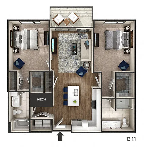 Floor plan Lafayette