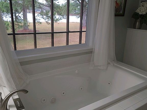 New jetted tub with a view!
