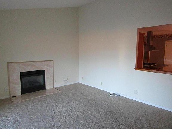 Large Living Room with a Remote Controlled Gas Fireplace