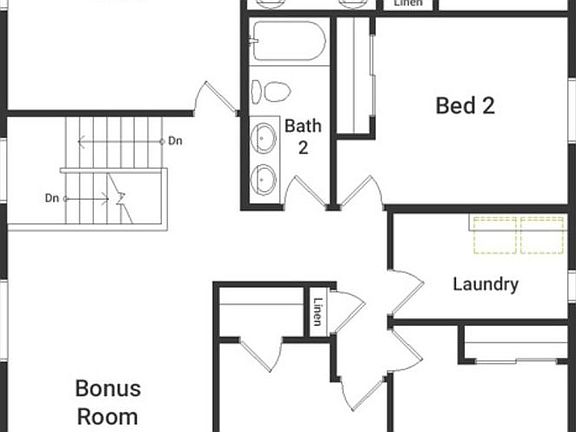 Floorplan 2nd floor.