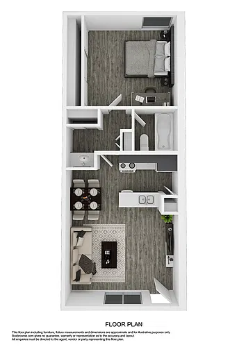 Floor plan One Bedroom