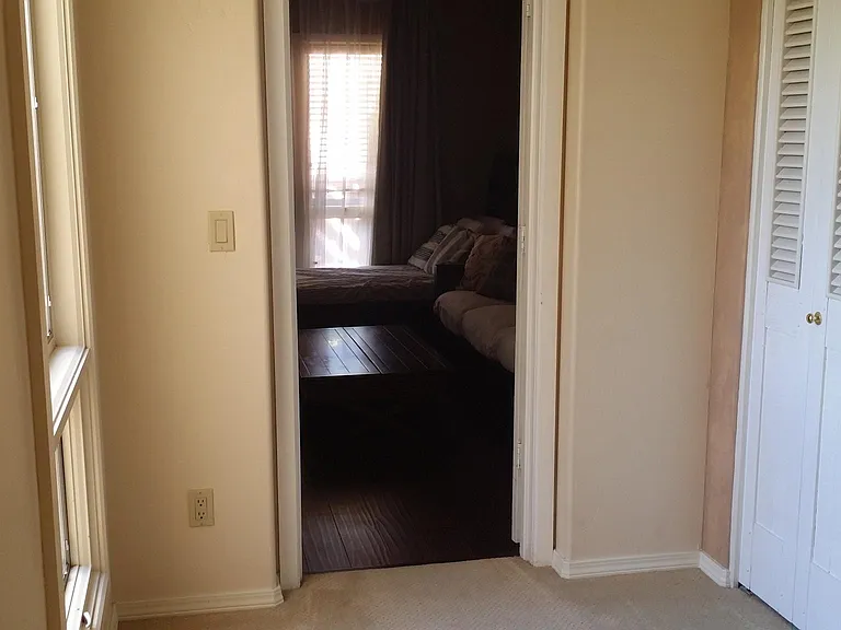 Your room entrance from loft upstairs