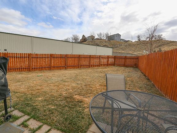 Large fenced yard