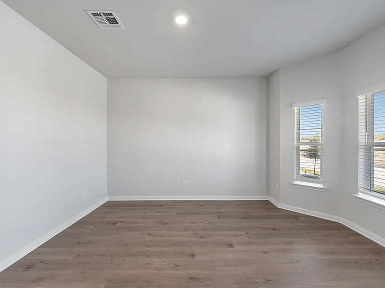 The secondary bedrooms are a great space for children's bedrooms or guest rooms.