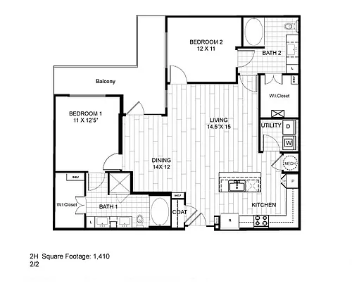 Floor plan B8 Classic