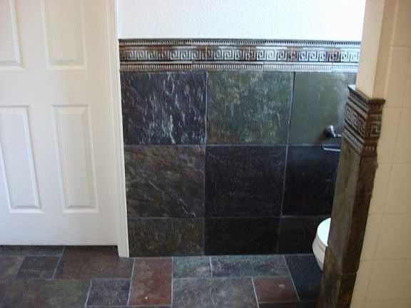 slate bathroom