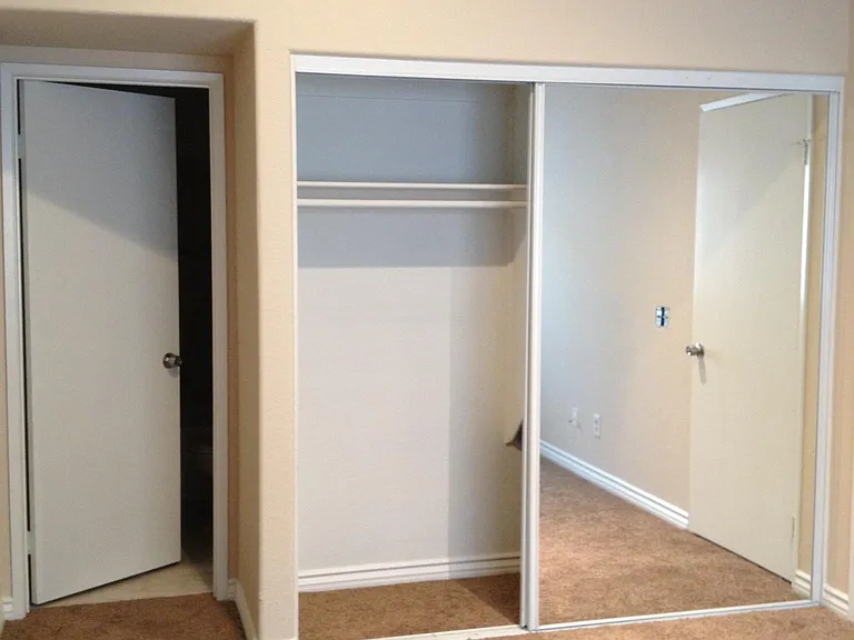 Master bedroom with private bath and large closet