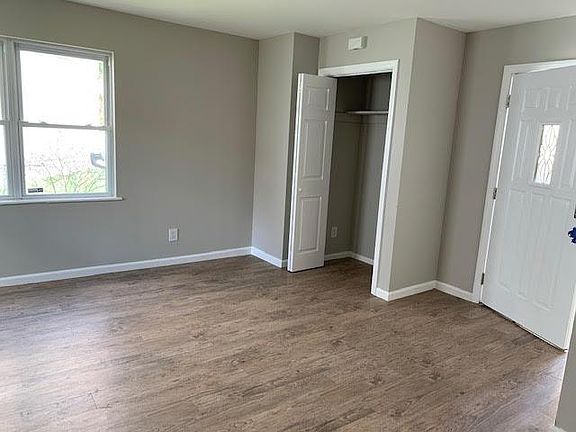 large living room with closet
