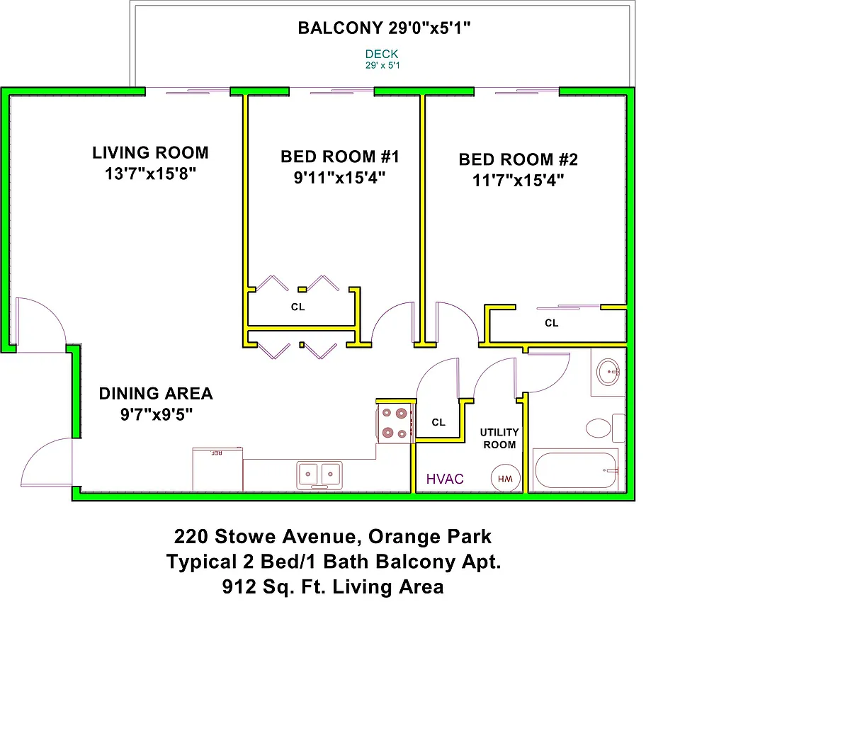 Floor plan Second Floor Balcony
