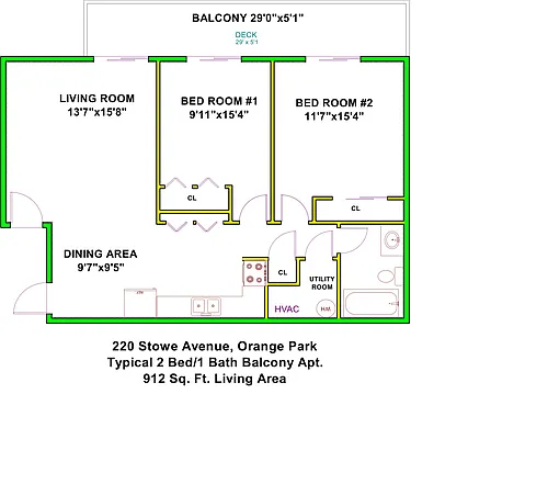 Floor plan Second Floor Balcony