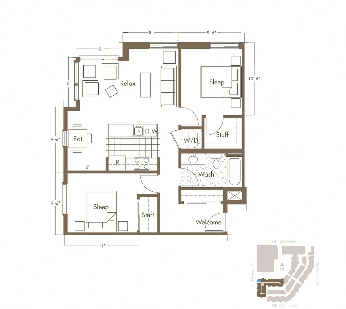 Floor plan B1