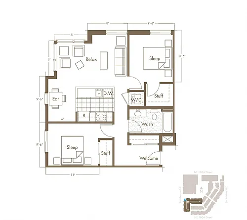 Floor plan B1