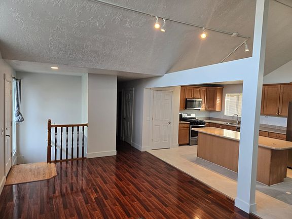Open concept kitchen and living room