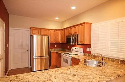 Kitchen with  Granite Counters