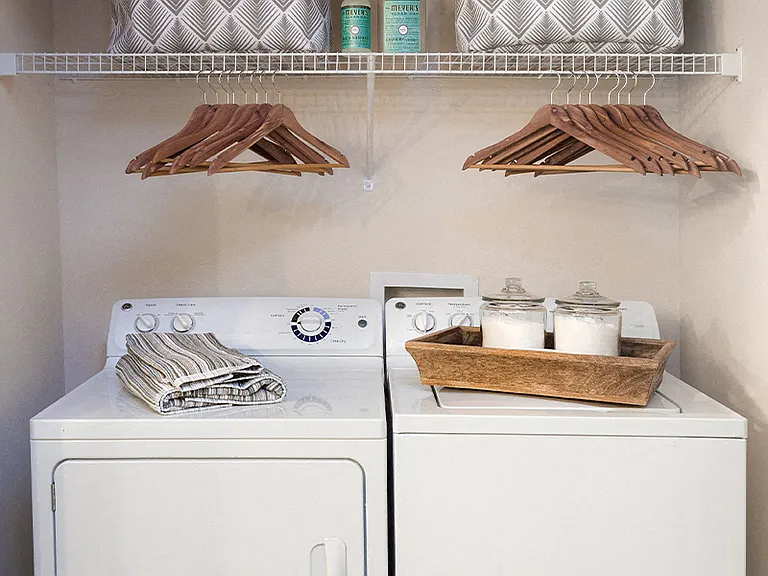 Full sized Energy Star GE washer and dryer