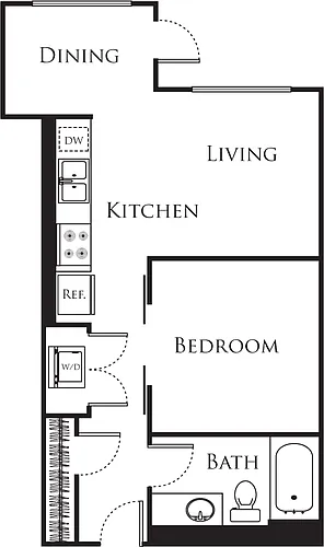 Floor plan A18- Income Restricted