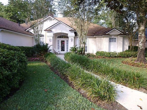 Front Sidewalk-crepe myrtles