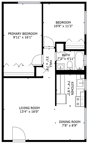 Floor plan 2X1