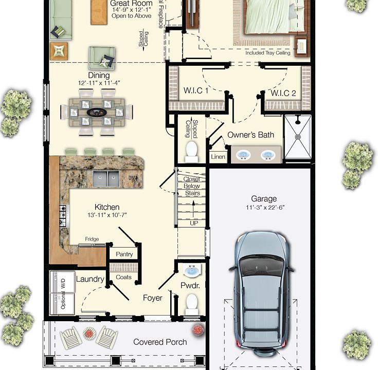 The Tidewater End Units - First Floor
