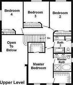 Upper Level Floor Plan