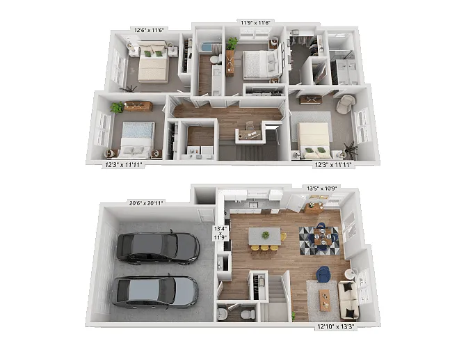 Floor plan Red Feather