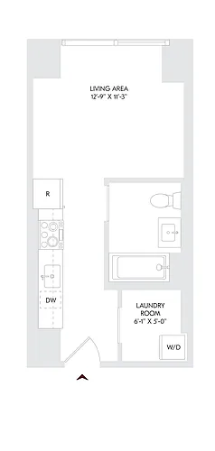 Floor plan Studio A