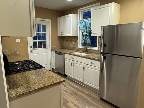 Kitchen with new floors