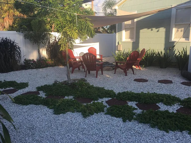 Backyard firepit