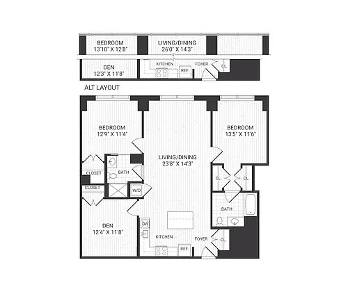 Floor plan B7 den