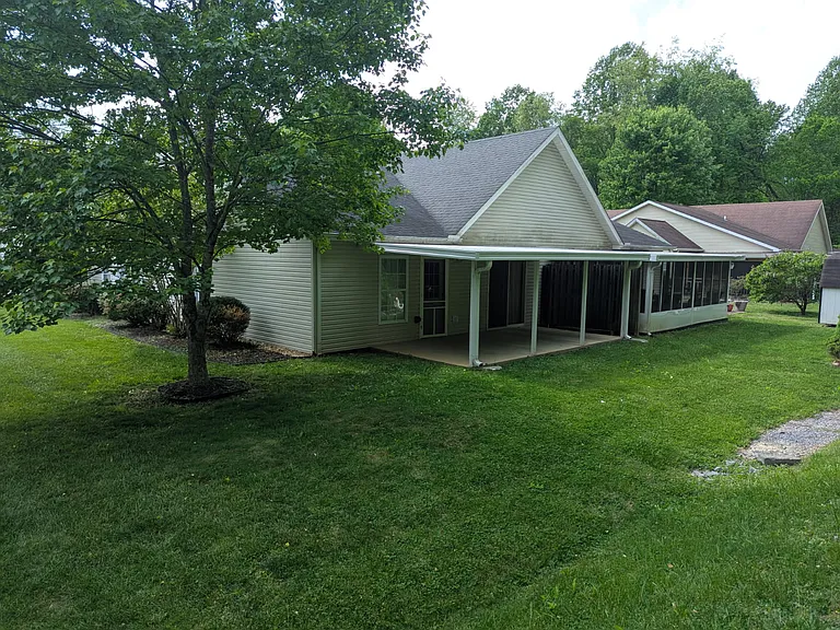 Rear patio