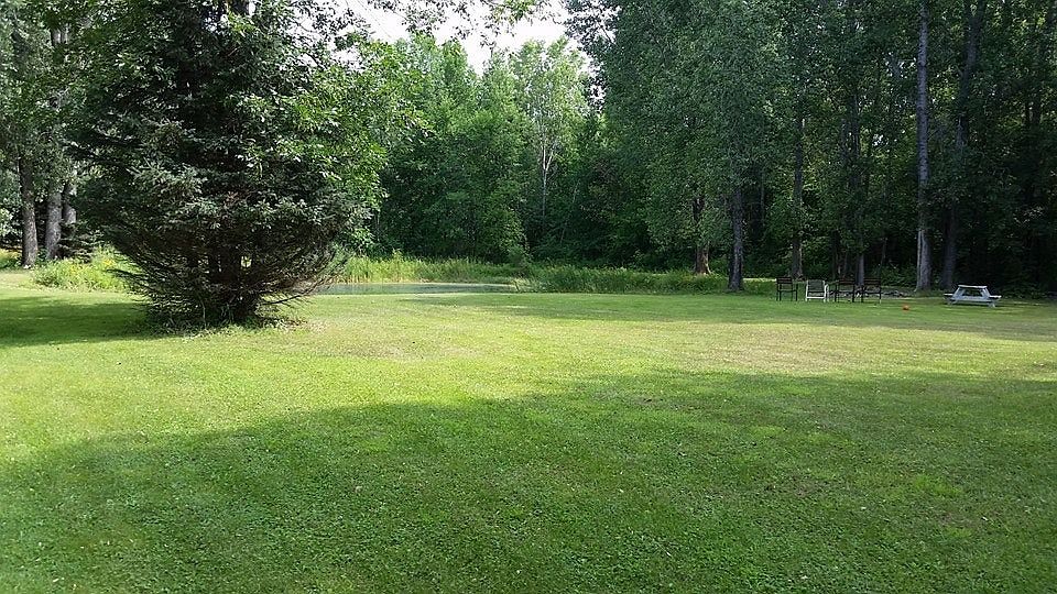 Backyard, including 20 acres of private hunting land. Pond
