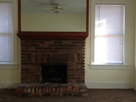 Brick Fireplace