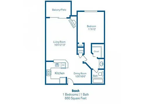 Floor plan Beach