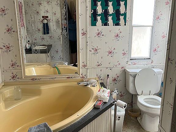 Master bath garden tub