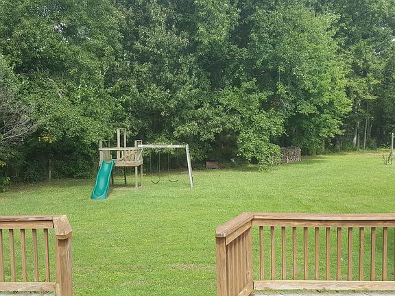 Deck and wide open yard