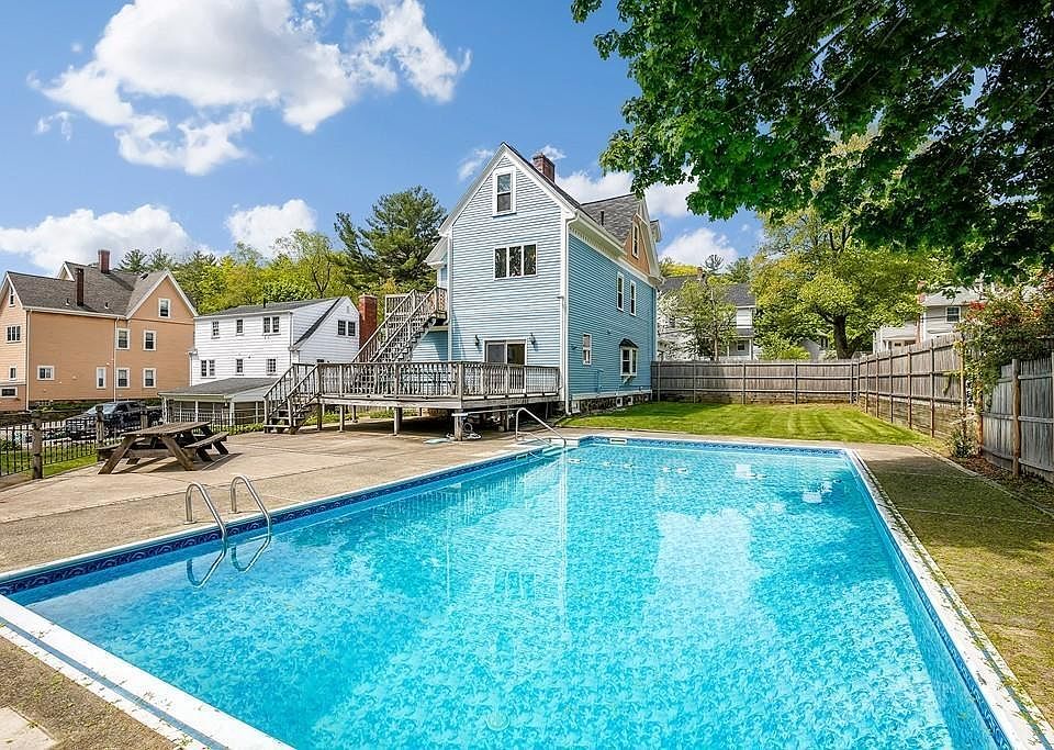 Pool and Backyard. Tenant has sole use of second story deck.