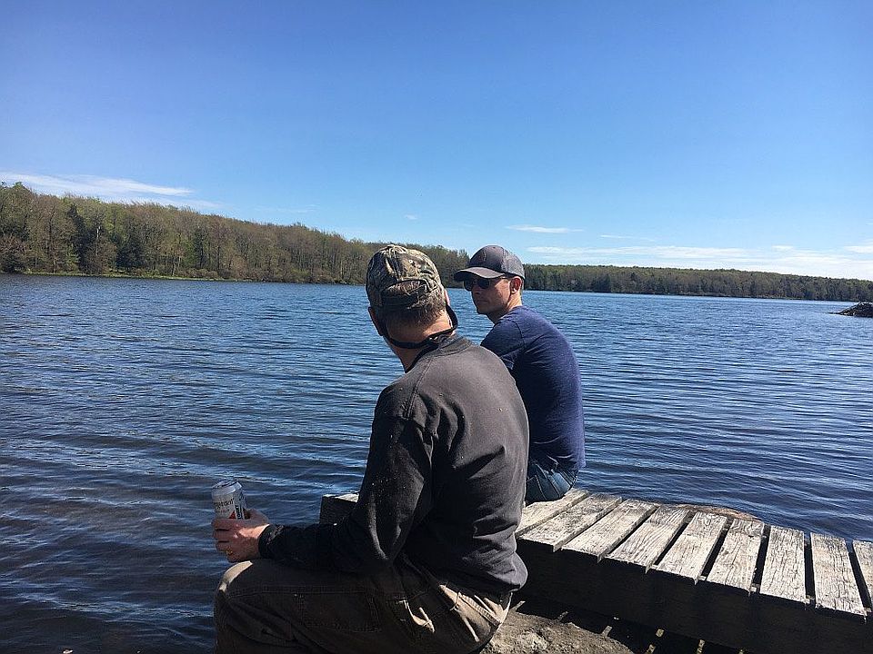 Endless views of Spruce Lake