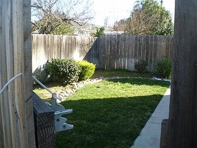 Large enclosed landscaped patio