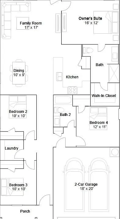 4 bed, 2.0 bath, 1720 sqft, $2,195 — Photo 4