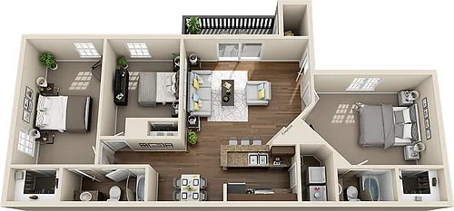 Floor plan The Opal