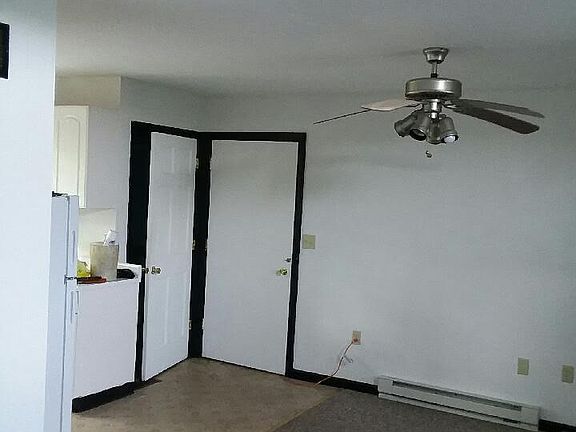 kitchen and living area