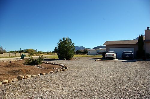 Garrage and driveway