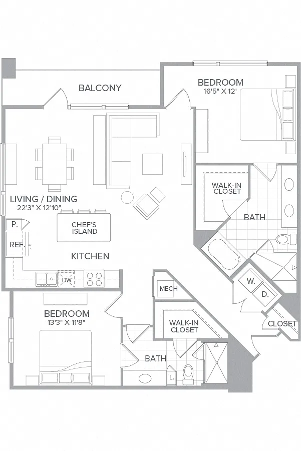 Floor plan B3