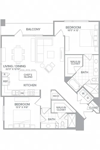 Floor plan B3
