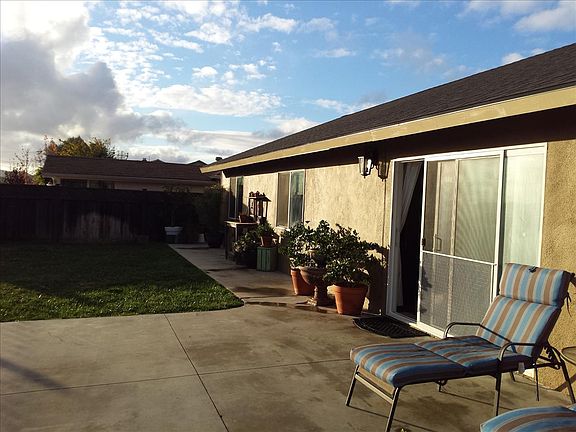 Main house back yard