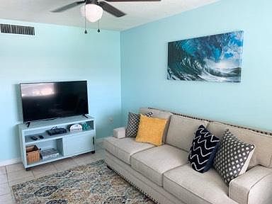 Living Room with Flat Sceeen