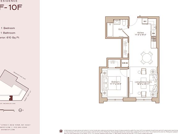 2nd image of 300 W 122nd St #3F