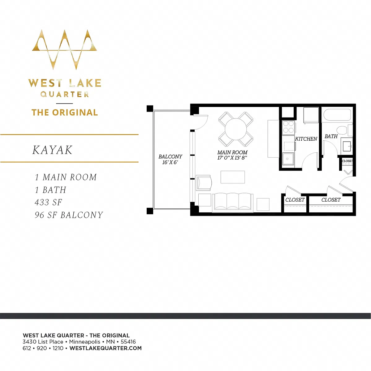 Floor plan Kayak