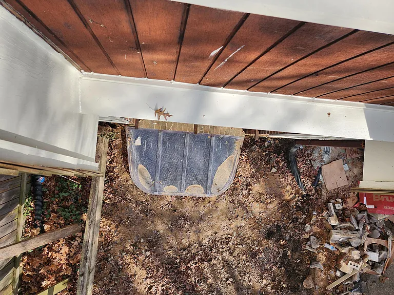 View of 5th Bedroom Window from Above