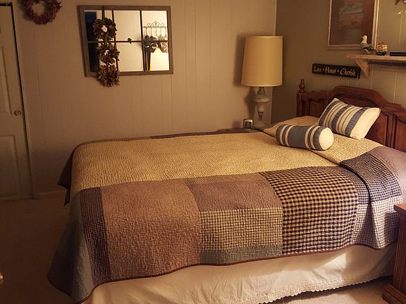 first of two bedrooms